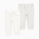 Carter's Cotton Pants (2 Pack) - White, 3 M