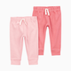 Carter's Cotton Pants (2 Pack) - Pink, Nb