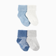 Carter's Chenille Booties (4 Pack) - Blue, Newborn