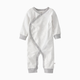 Carter's Little Planet Organic Cotton Wrap Sleep & Play Pajamas in Stripes - Multi Gray Stripe, 0-3 M