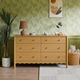 babyletto Swell 6-Drawer Wide Assembled Dresser - Honey