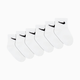 Nike Swoosh Ankle Socks (6 Pack) - White, 6-12 M