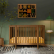 babyletto Pogo 8-in-1 Convertible Crib with All-Stages Conversion Kits - Natural Walnut