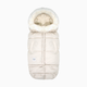 7AM Enfant Blanket 212 - White Fur & Beige Heather, 6 M-4 T