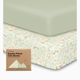 KeaBabies 2-Pack Soothe Fitted Crib Sheets - Foxtrot