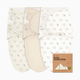 KeaBabies Soothe Swaddle Wraps (3 Pack) - Bumble Bear, One Size, 3