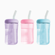 The First Years Squeeze & Sip Straw Trainer Cup - Pink, Purple, & Blue