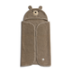 Tiny Kind Cozy Critter Organic Towel - Taupe Bear, 0-12 M