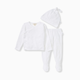 Burt's Bees Baby Organic Cotton Raised Terry Bee Take Me Home Set - Cloud Bee, Newborn