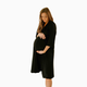 Lila Maternity Lila Labor & Postpartum Gown - Black, XS/S