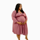 Lila Maternity Lila Labor & Postpartum Gown - Dusty Rose, XS/S