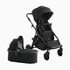 Mockingbird Single-to-Double Stroller 3.0 and Bassinet Bundle - Black