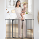 Comfy Cubs Baby Safety Gate with 3 Extensions - Black