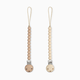 Comfy Cubs Pacifier Clips 100% Food Grade Silicone (2 Pack) - Beige And Light Beige