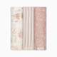Crane Baby Cotton Muslin Swaddles (3 Pack) - Violet Floral