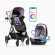 Evenflo Evenflo Shyft Intuiti+ Travel System featuring Revolve180 LiteMax NXT with SensorySoothe - Agate