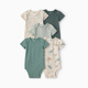 Carter's Short-Sleeve Bodysuits (5 Pack) - Dinosaur Multi, 0-3 M