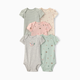 Carter's Short-Sleeve Bodysuits (5 Pack) - Western, 0-3 M