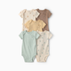 Carter's Short-Sleeve Bodysuits (5 Pack) - Critter, 0-3 M