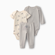 Carter's 3-Piece Bodysuit & Pant Gift Set - Gray/Ivory Elephant, 3M