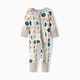 Little Sleepies Zippy Footie - Luna Neutral, 0-3 M