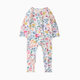 Little Sleepies Ruffle Zippy Footie - Tiny Blooms, Newborn