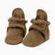 Zutano Cozie Fleece Bootie - Heather Mocha, 3 M