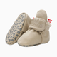 Zutano Organic Cotton Booties - Khaki, 0-3 M