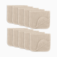 Comfy Cubs 6-Layer Muslin Burp Cloths Set - Sand, 10
