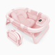 Jool Baby Fold ‘n Store Baby Bathtub With Built-in Thermometer - Pink