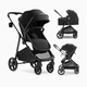 Mompush Wiz Stroller - Black