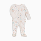 Tiny Kind Bamboo Viscose Printed 2-Way Zip Footie - Celestial Print, 3-6 M