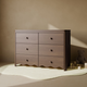 Storkcraft Casablanca 6 Drawer Dresser - Hazelnut