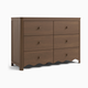 Storkcraft Casablanca 6 Drawer Dresser - Hazelnut