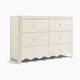 Storkcraft Casablanca 6 Drawer Dresser - Frosted Oat