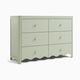 Storkcraft Casablanca 6 Drawer Dresser - Sage