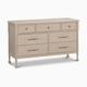 Namesake Alouette 7-Drawer Wide Assembled Dresser - Washed Pine