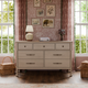 Namesake Alouette 7-Drawer Wide Assembled Dresser - Washed Pine