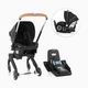 Evenflo Gold Shyft DualRide Infant Car Seat Stroller Combo w Carryall Storage & Extended Canopy - Jasper With Green & Gentle Fabric