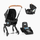 Evenflo Gold Shyft DualRide Infant Car Seat Stroller Combo w Carryall Storage & Extended Canopy - Jasper With Green & Gentle Fabric