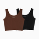 Larken Larken X Nursing + Hands - Free Pumping Bra Bundle (2 pack) - Black, Mocha, L