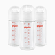 Pigeon Glass Anti-Colic Nursing Bottle Wide Neck 3 Pack - 8.1 Oz