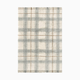 Lorena Canals Tartan Washable Rug - Blue Sage, 2' 11" X 3' 11"