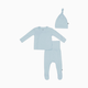 Kyte Baby Take Me Home Set with Cap - Fog, Newborn
