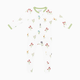 Kyte Baby Printed Zipper Footie - Wildflower, Newborn