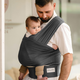 BabyDink T-Shirt Newborn Wrap Carrier - Slate, Small
