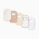 Burt's Bees Baby Organic Lap Shoulder Bibs (5 Pack) - Golden Bee