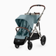 Cybex Gazelle S Stroller - Stormy Blue/Taupe Frame