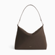 Mina Baie Sienna Nylon Tote Bag - Espresso, Full
