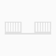 Storkcraft Universal Toddler Safety Guardrail Kit (Dowels) - White